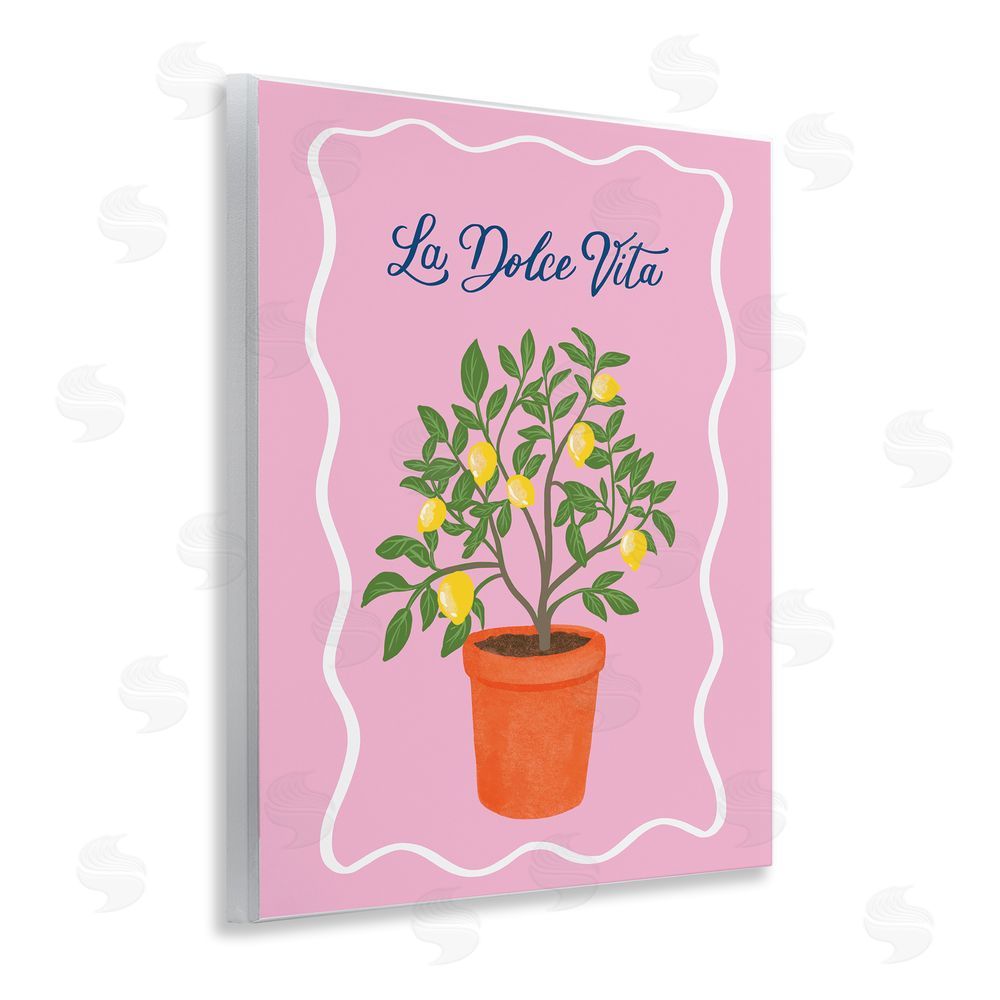 Be Ni La Dolce Vita Lemon Tree Wooden Wall Plaque Art Print
