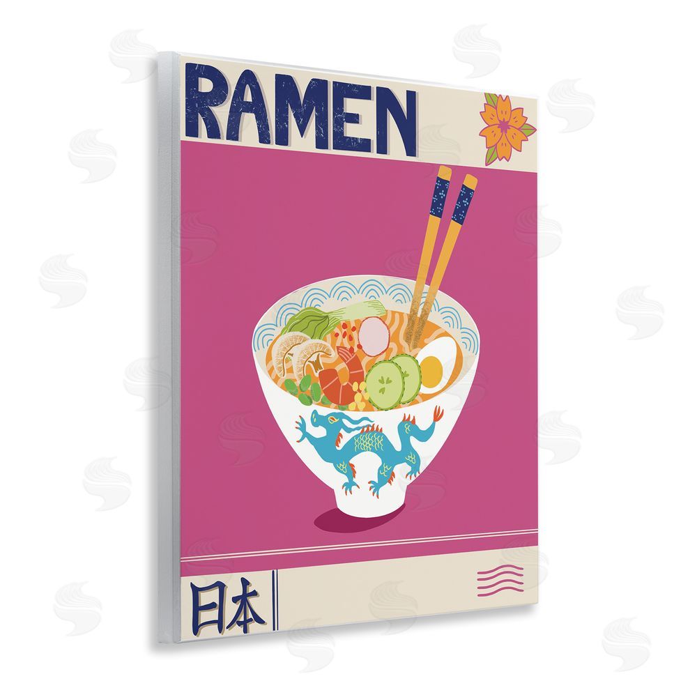 Jo Reid Enchanted Japanese Ramen Wooden Wall Plaque Art Print