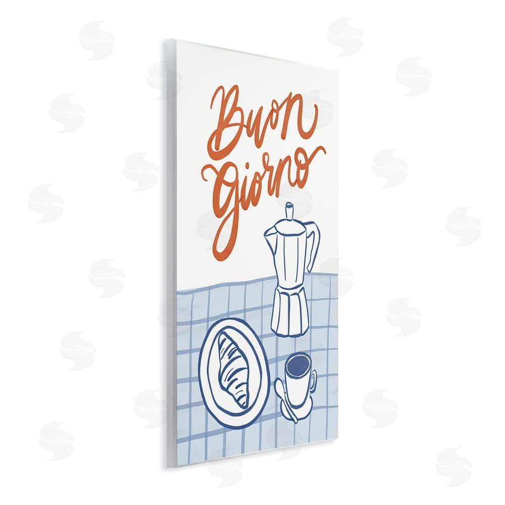 Amanda Houston Buon Giorno Breakfast Espresso Wall Plaque Art Print