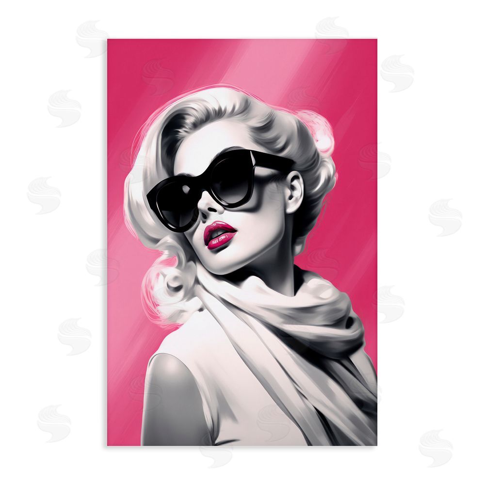 Andrea Haase Vintage Retro Chic Portrait Stretched Canvas Wall Art Print