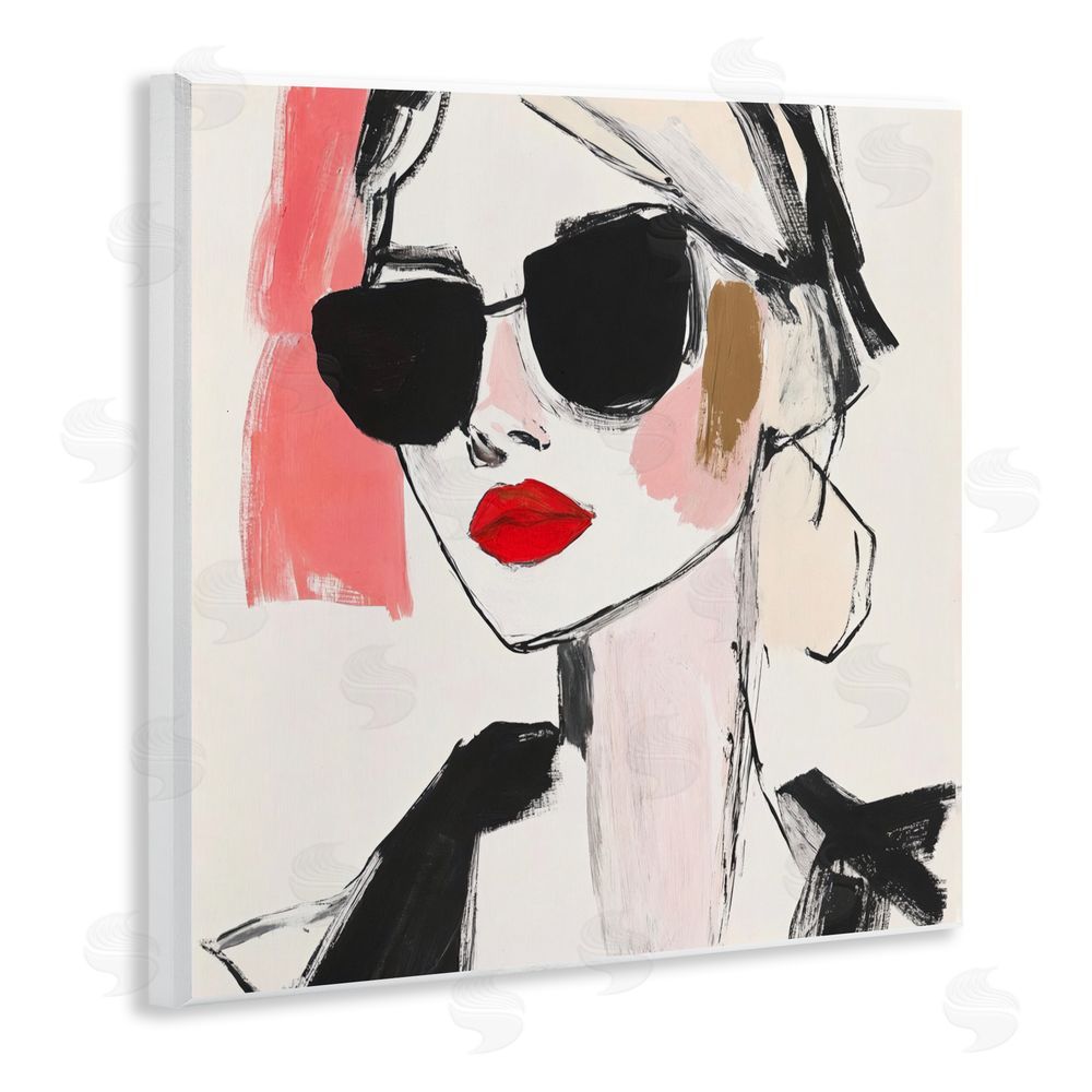 Andrea Haase Sassy Glamour Sketch Wall Plaque Art Print
