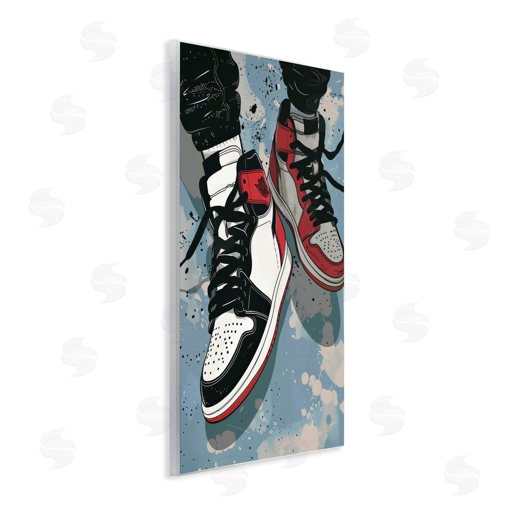 Ray Powers Casual Streetwear Sneakers Wall Plaque Art Print