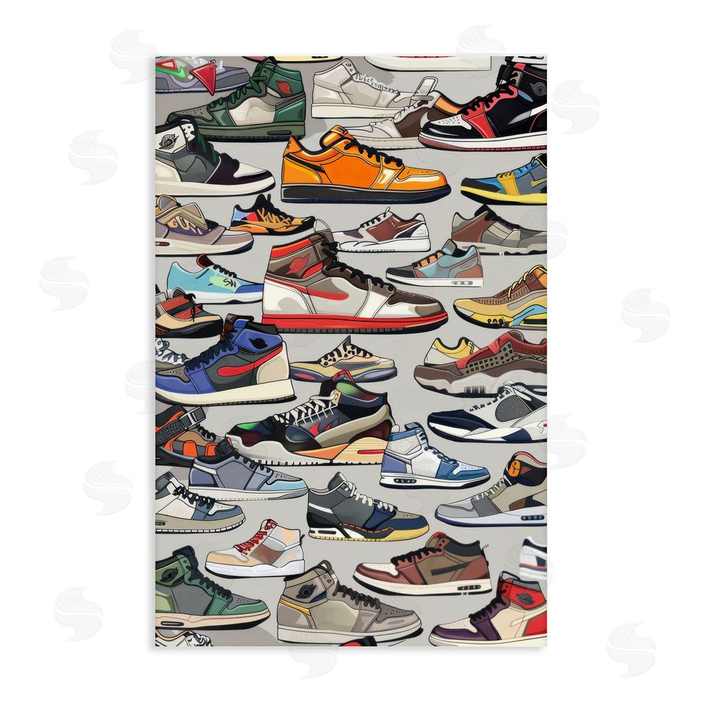 Ray Powers Shoe Time Urban Styles Stretched Canvas Wall Art Print
