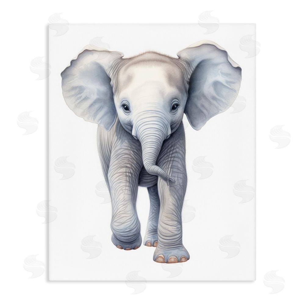 Ray Powers Big Budding Pachyderm Stretched Canvas Wall Art Print