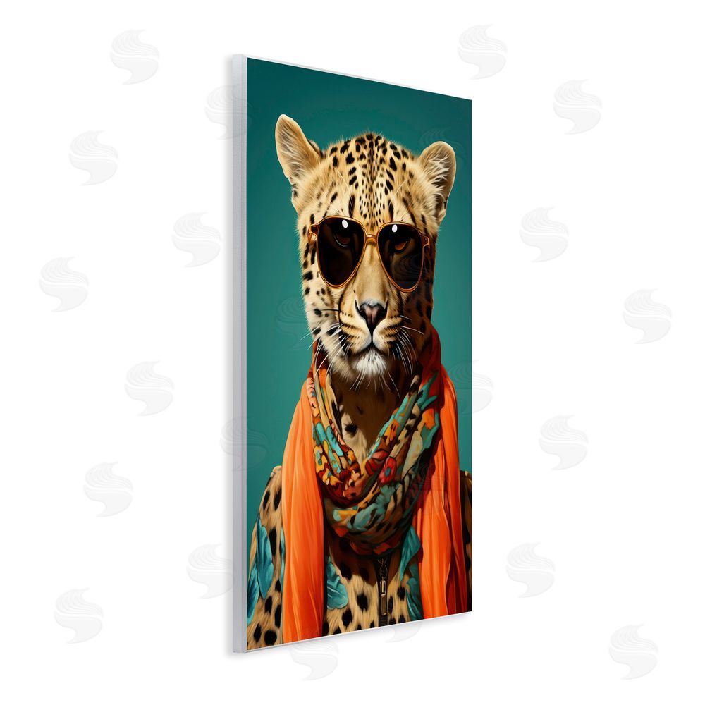 Andrea Haase Safari Glamour Leopard Wall Plaque Art Print