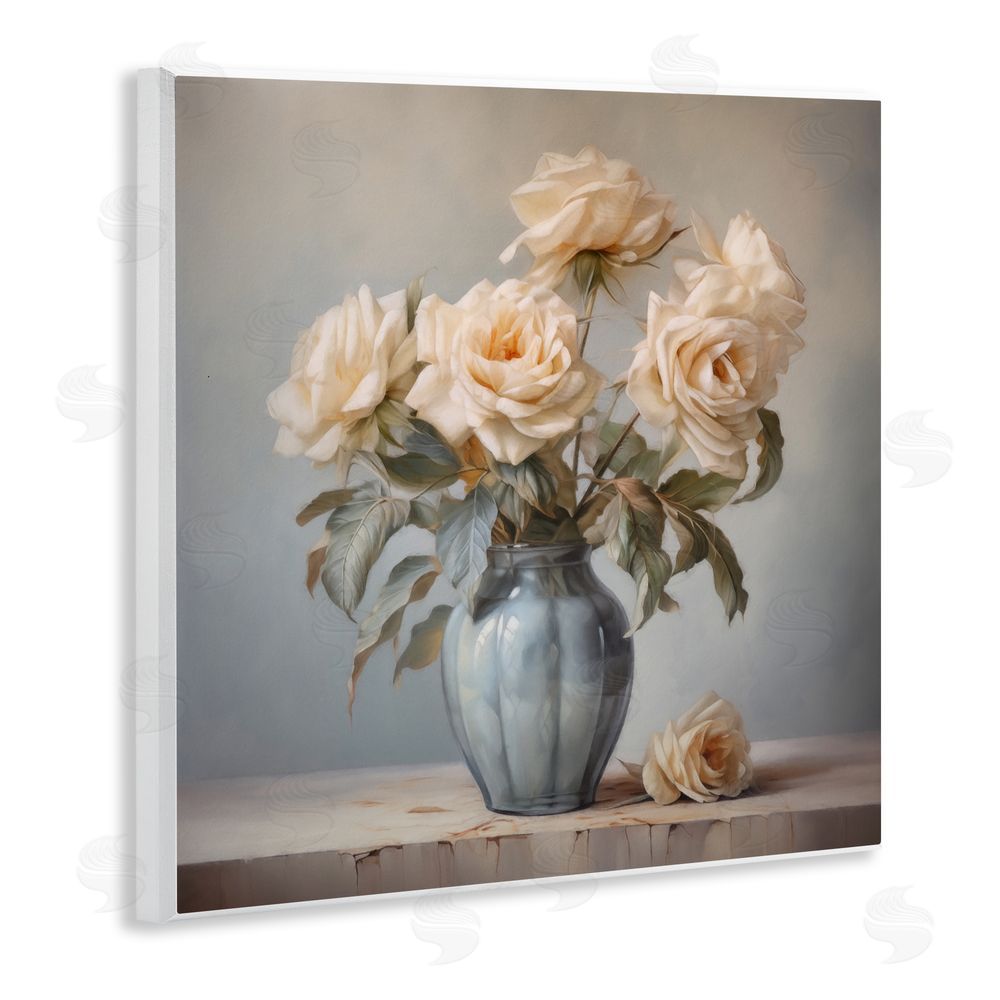 Steve Hunziker Vintage Rose Paragon Wall Plaque Art Print