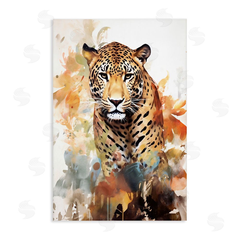 Ray Powers Wild Cheetah Grace Stretched Canvas Wall Art Print
