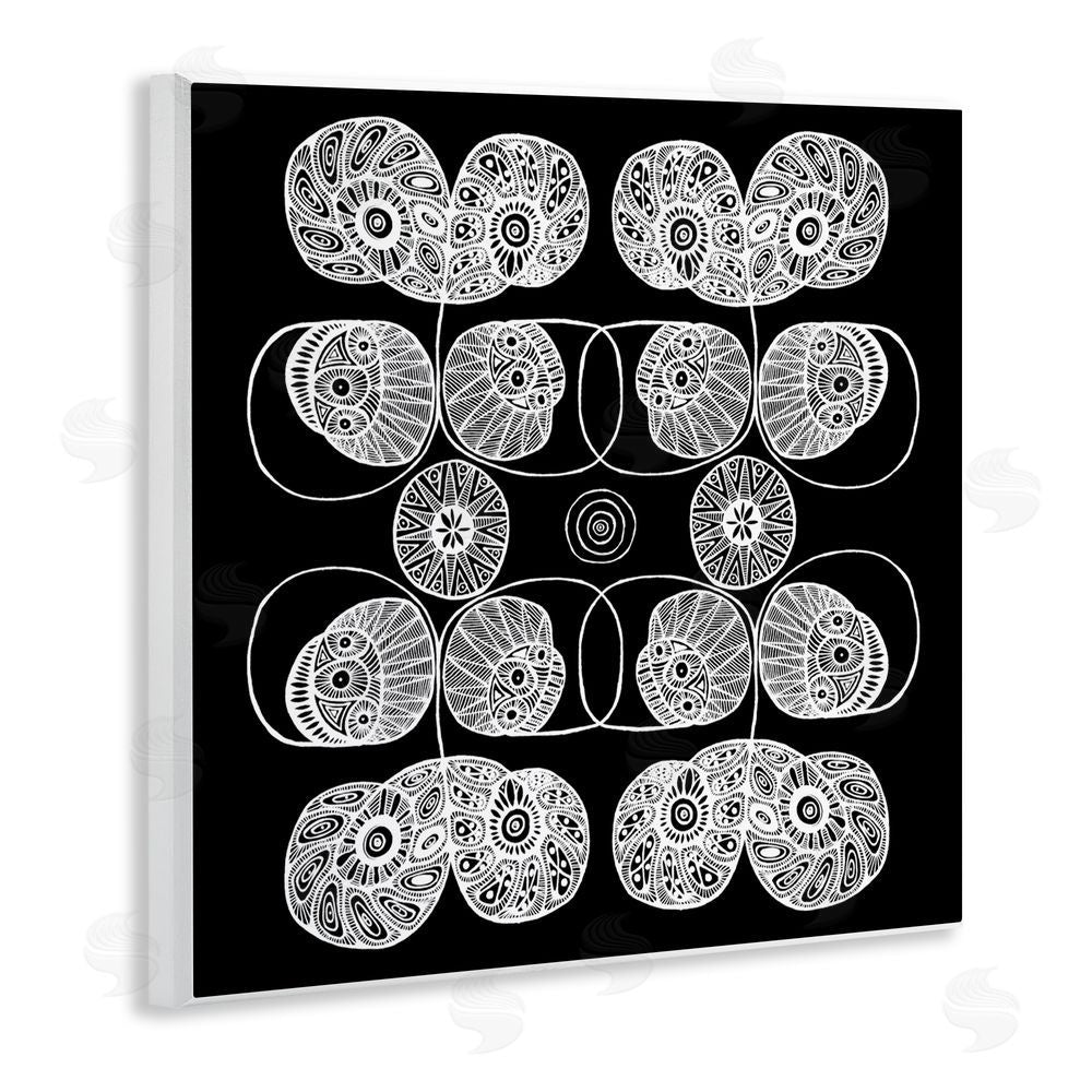 El Perkin Detailed Rounded Elementals Wooden Wall Plaque Art Print