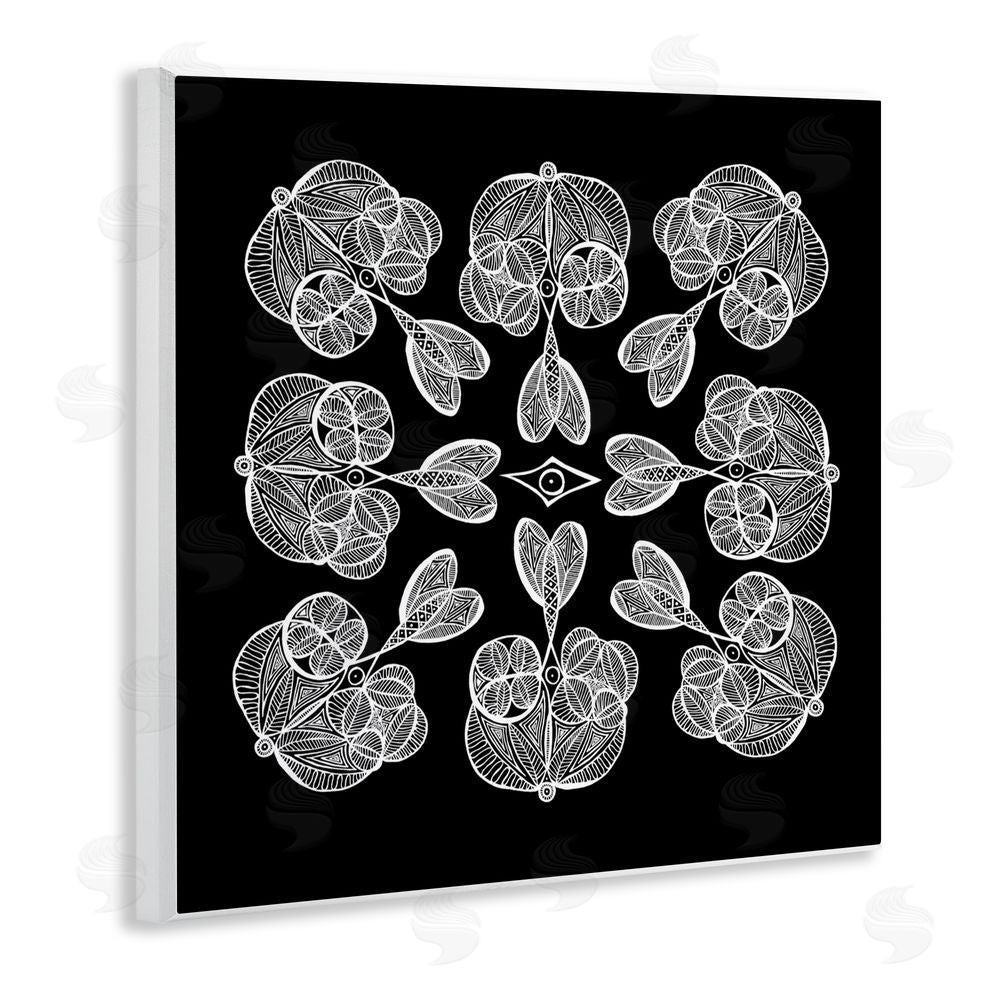 El Perkin Rounded Symmetry Elementals Wall Plaque Art Print