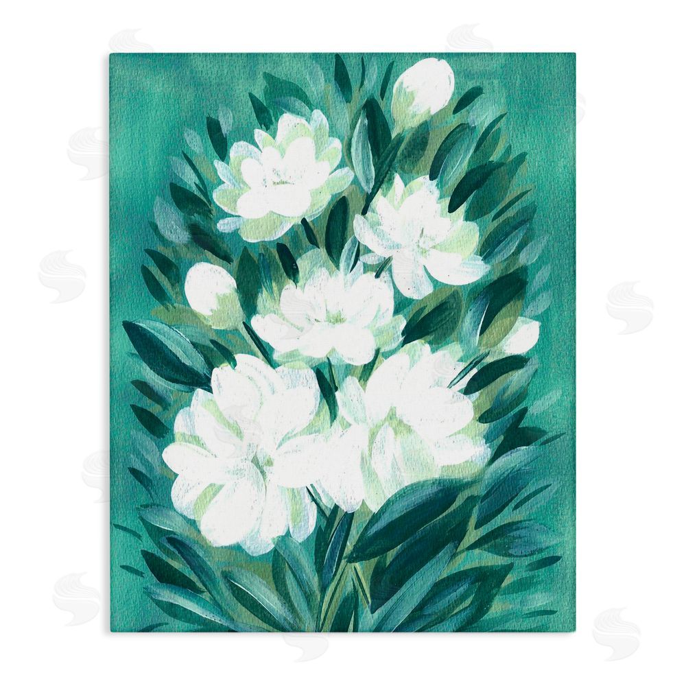 Camila Juncos Acrylic Jasmine Flowers Canvas Wall Art Print