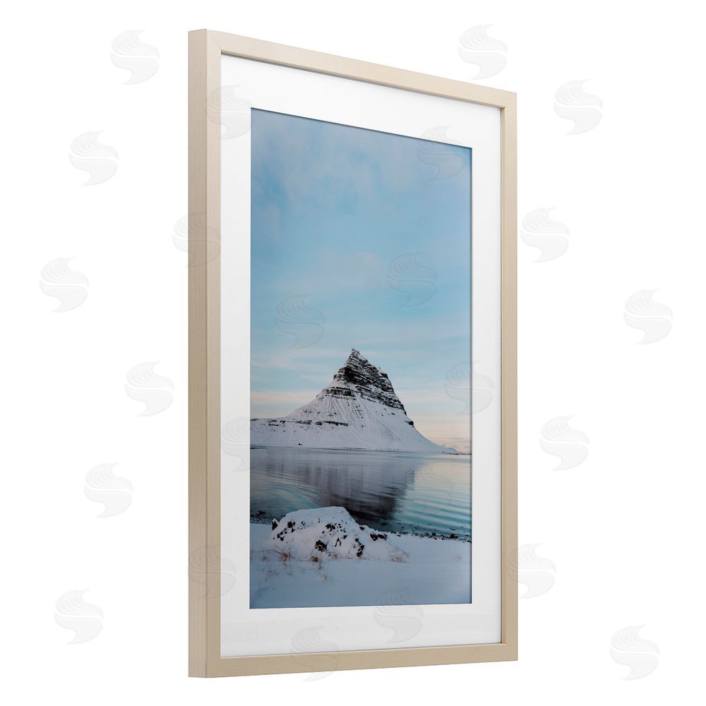 Jade Sharp Photo Scenic Iceland Peninsula Birch Framed Print Under Glass Art