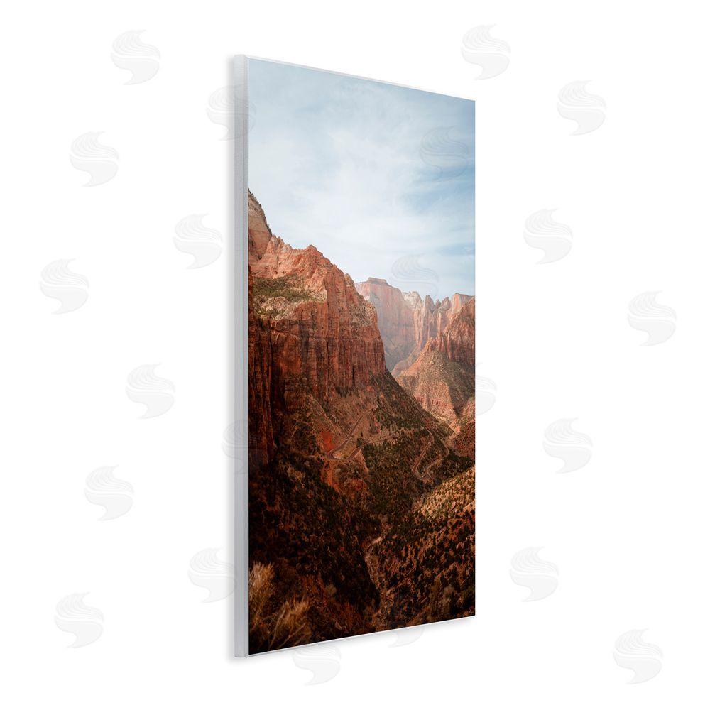Jade Sharp Photo Breathtaking Zion Canyon View Wall Plaque Art Print