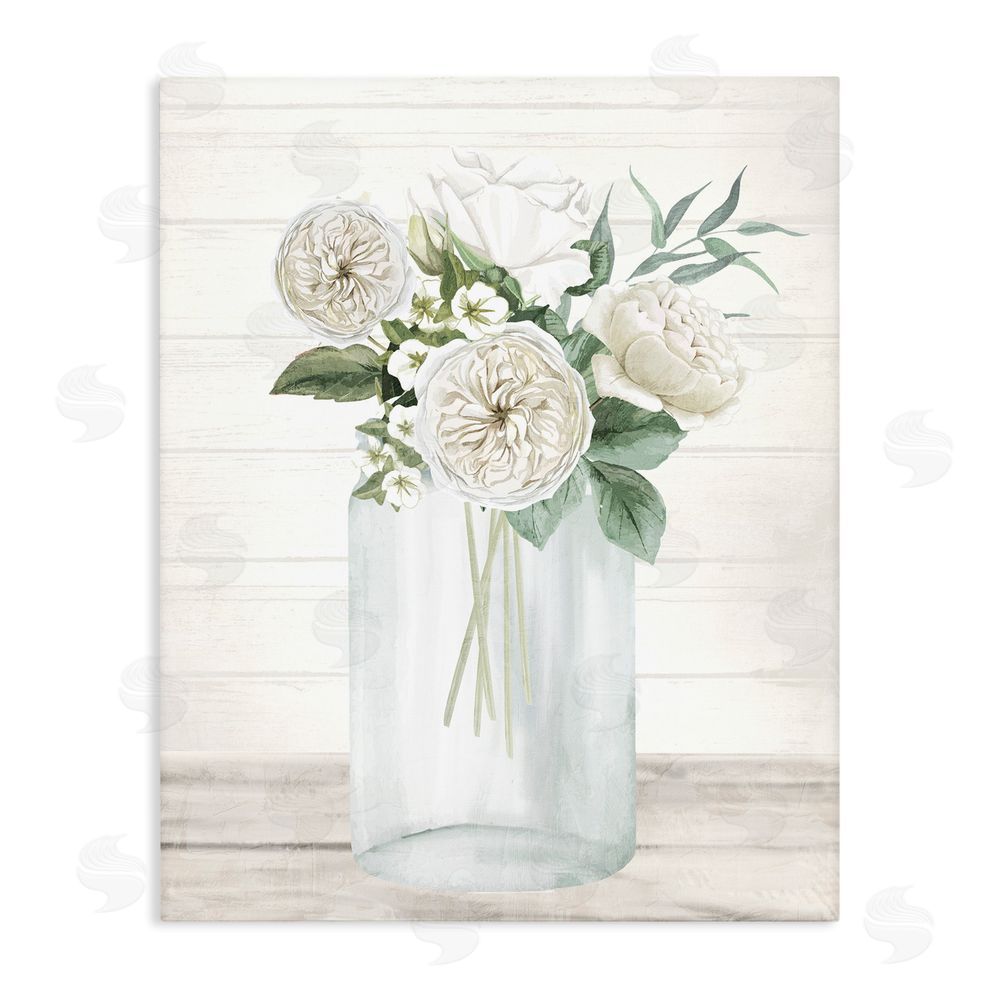 Kim Allen Elegant Patience Bouquet Stretched Canvas Wall Art