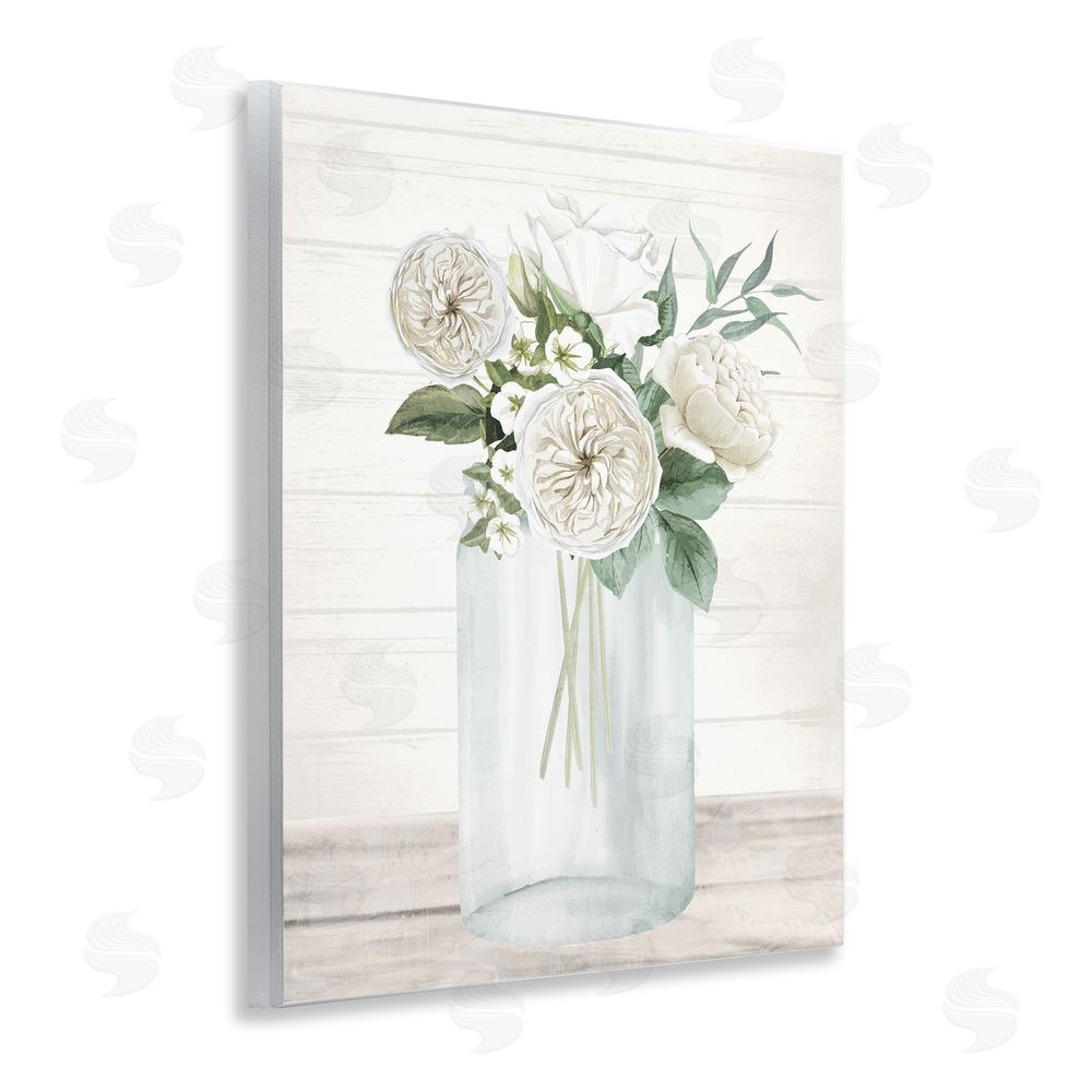 Kim Allen Elegant Patience Bouquet Wooden Wall Plaque Art Print