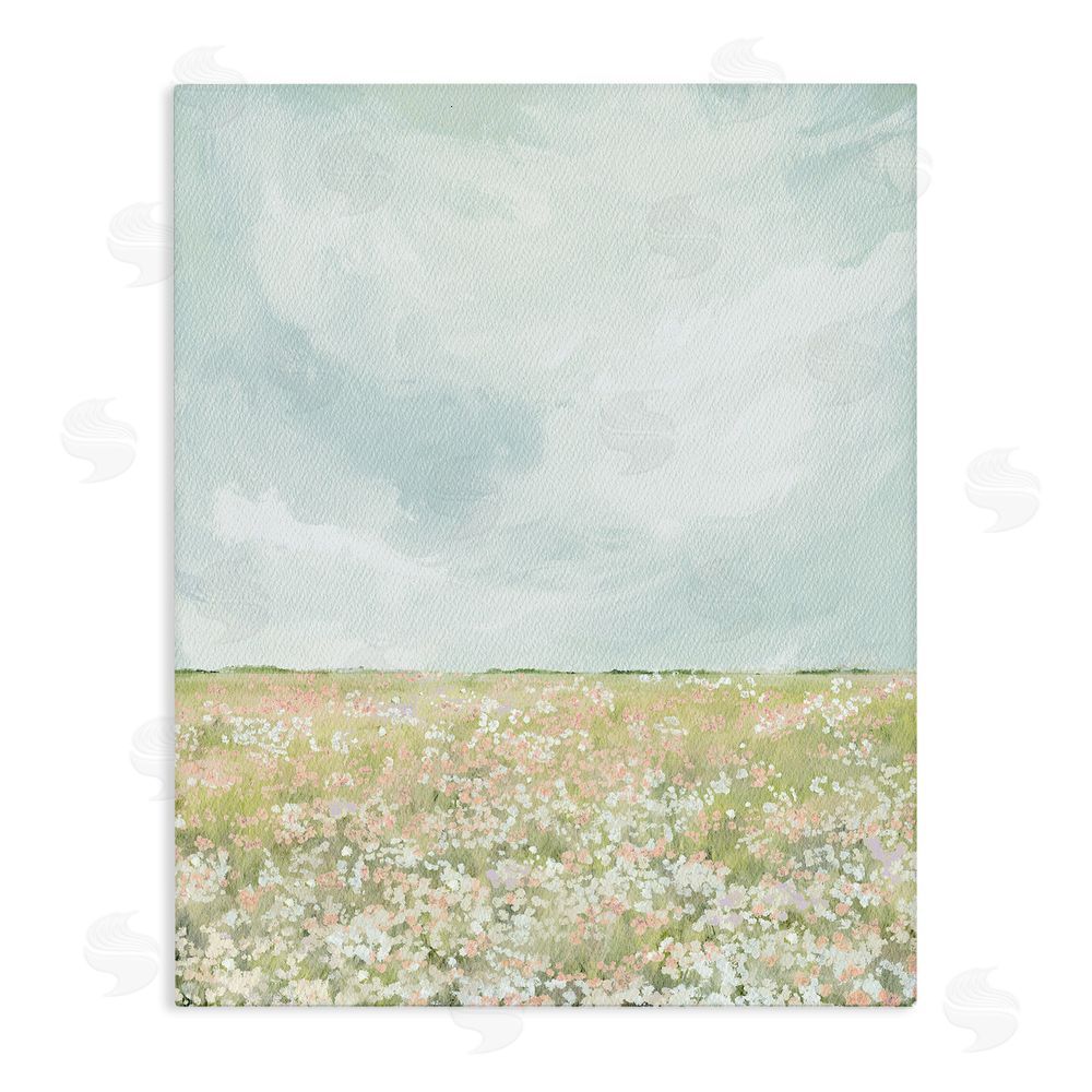 Leah Straatsma Budding Field In Spring Stretched Canvas Wall Art Print