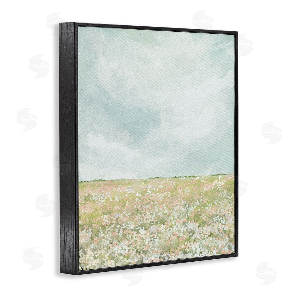 Leah Straatsma Budding Field In Spring Black Framed Giclee Wall Art Print