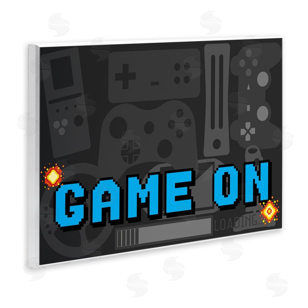 Kim Allen Game On Arcade Wooden Wall Plaque Art Print