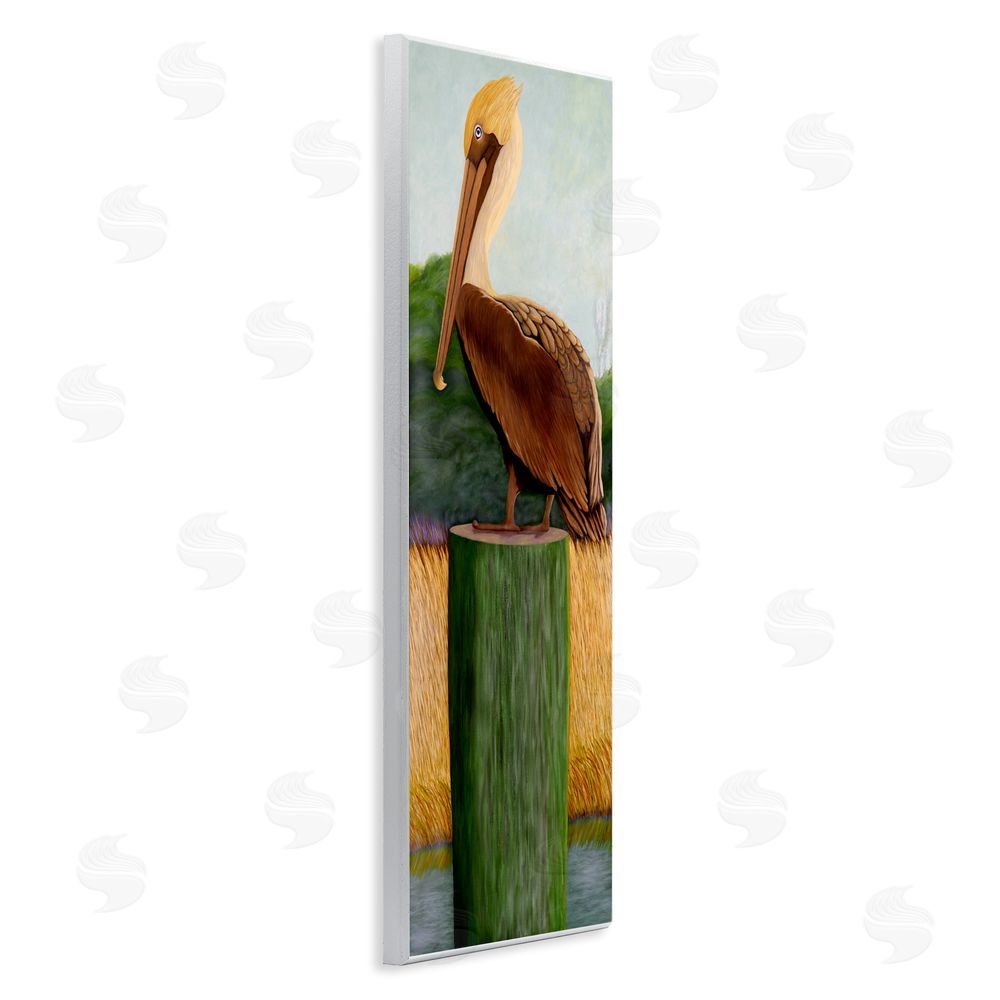Barbara Fallenbaum Blue Eyed Pelican Wall Plaque Art Print