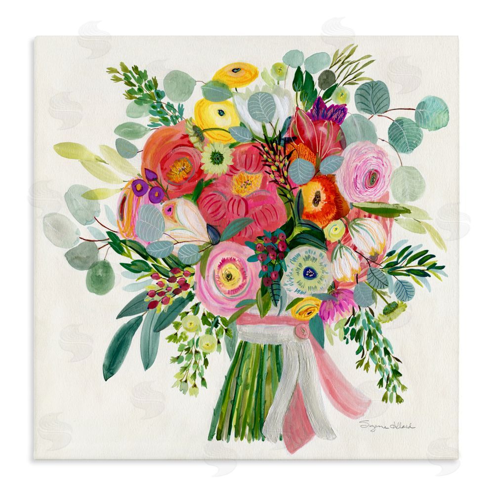 Suzanne Allard Constant Friend Bouquet Stretched Canvas Wall Art Print