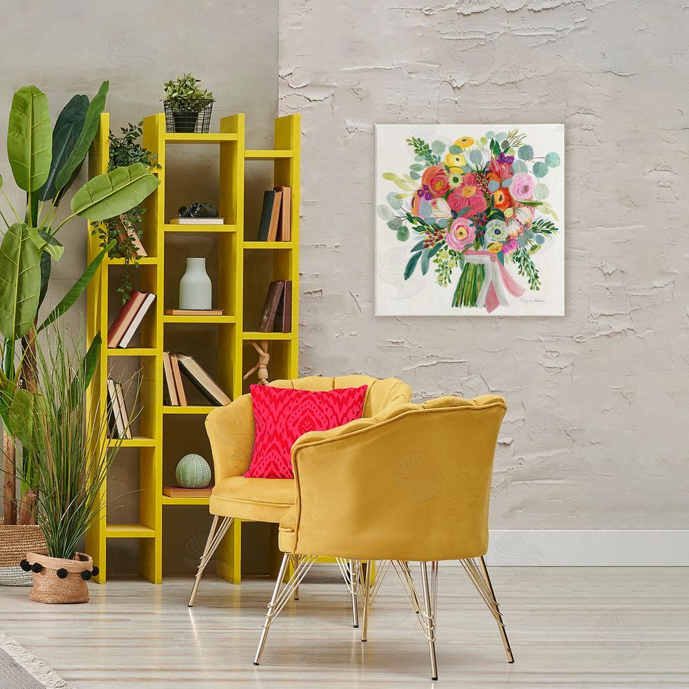 Suzanne Allard Constant Friend Bouquet Stretched Canvas Wall Art in Room