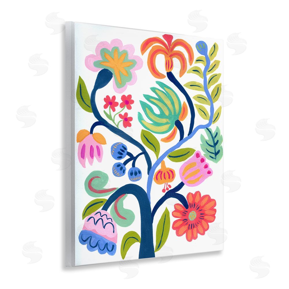 Suzanne Allard Boho Blue Tree Wall Plaque Art Print