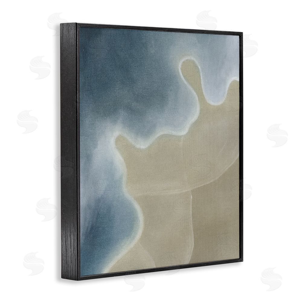 Grace Popp Turning The Tides Abstract Black Framed Giclee Wall Art Print