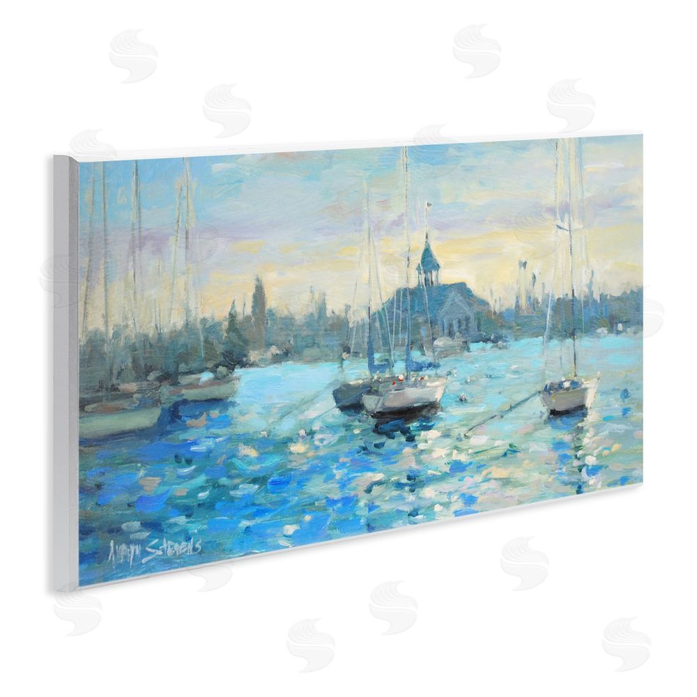 Allayn Stevens Sunday On The Water Wall Plaque Art Print