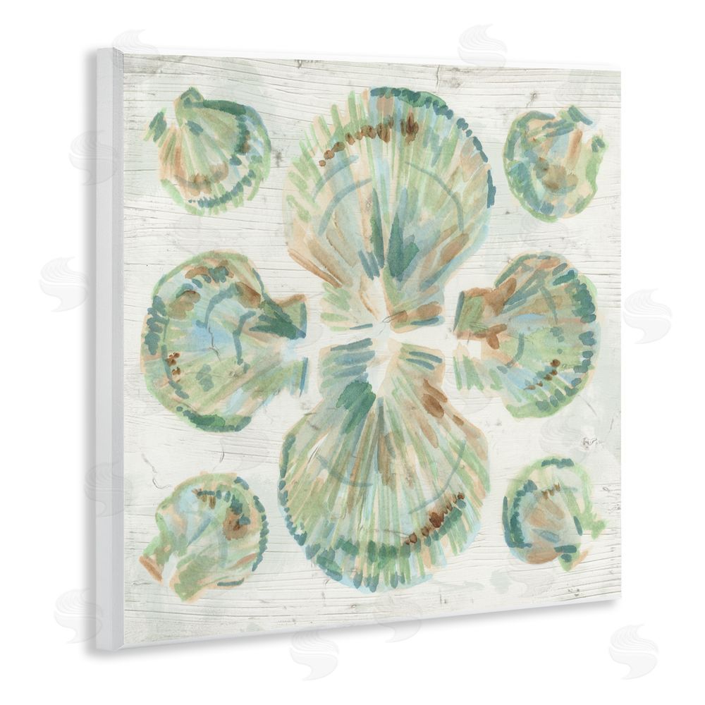 June Erica Vess Saltwashed Shells Symmetry Wall Plaque Art Print