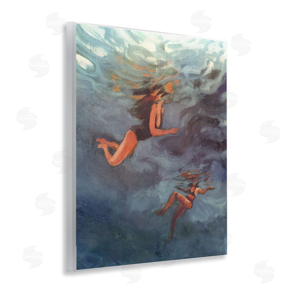 Victoria Barnes Underwater Summer's Dance Wall Plaque Art Print