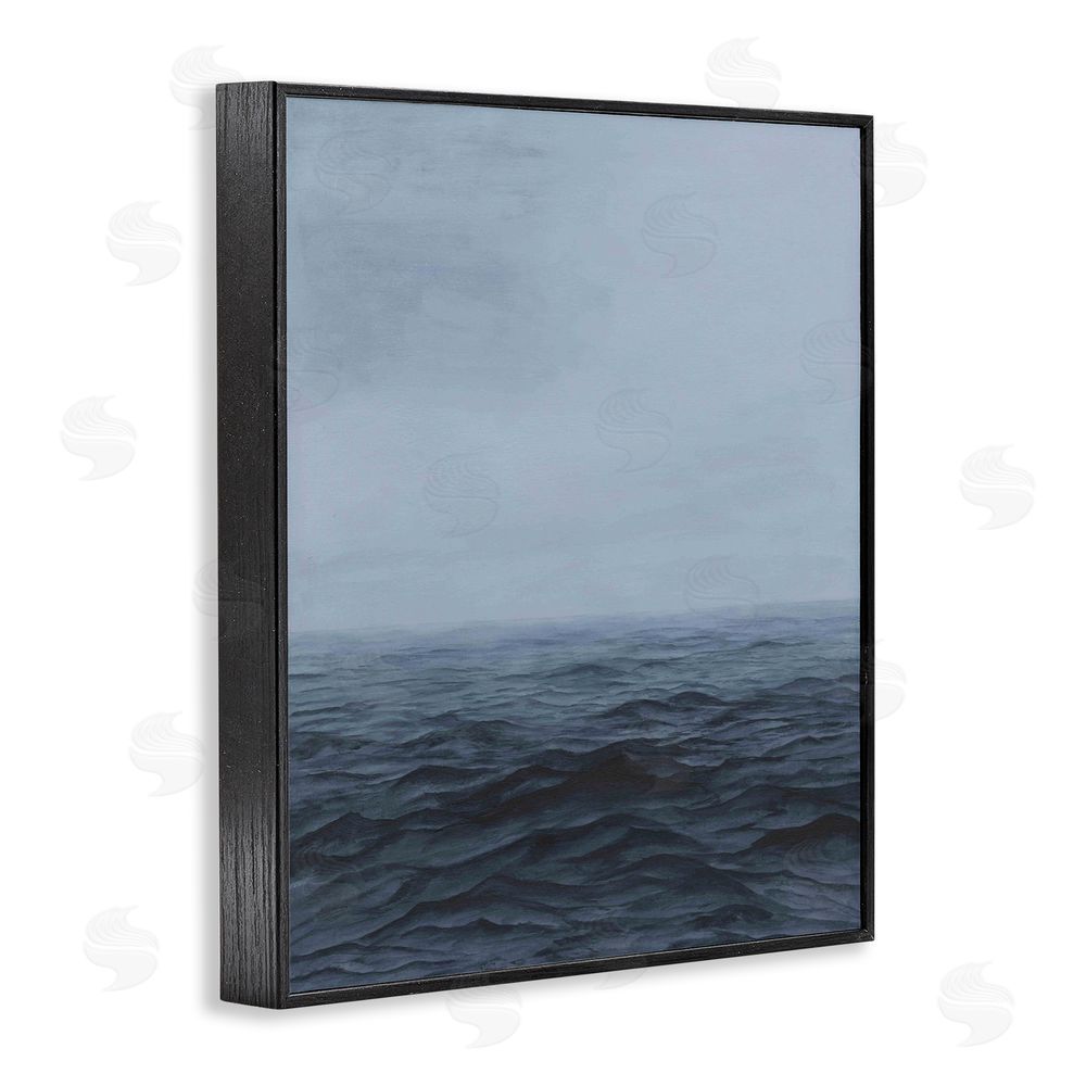 Michael Willett Vast Ocean Expanse Black Framed Giclee Wall Art Print