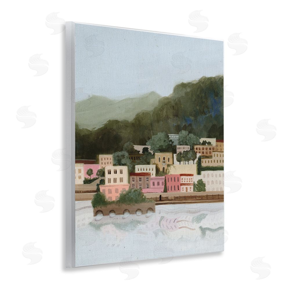 Grace Popp Mountains By The Sea Wall Plaque Art Print