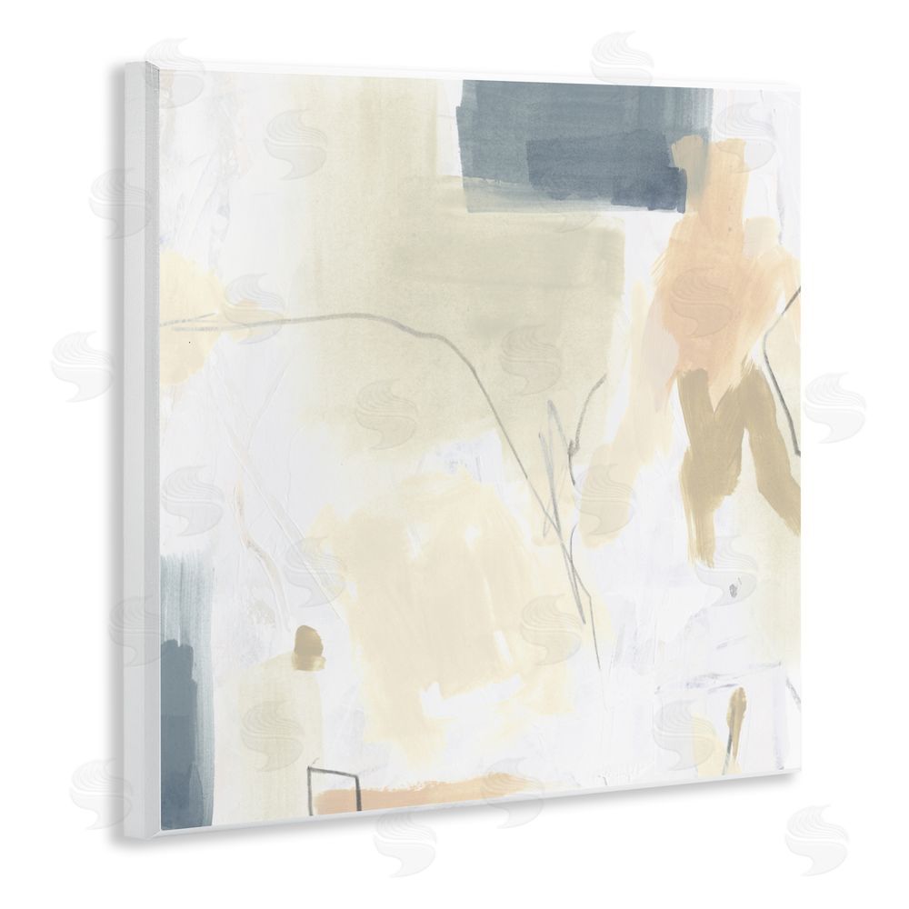 June Erica Vess Plaster Line Abstract Wall Plaque Art Print