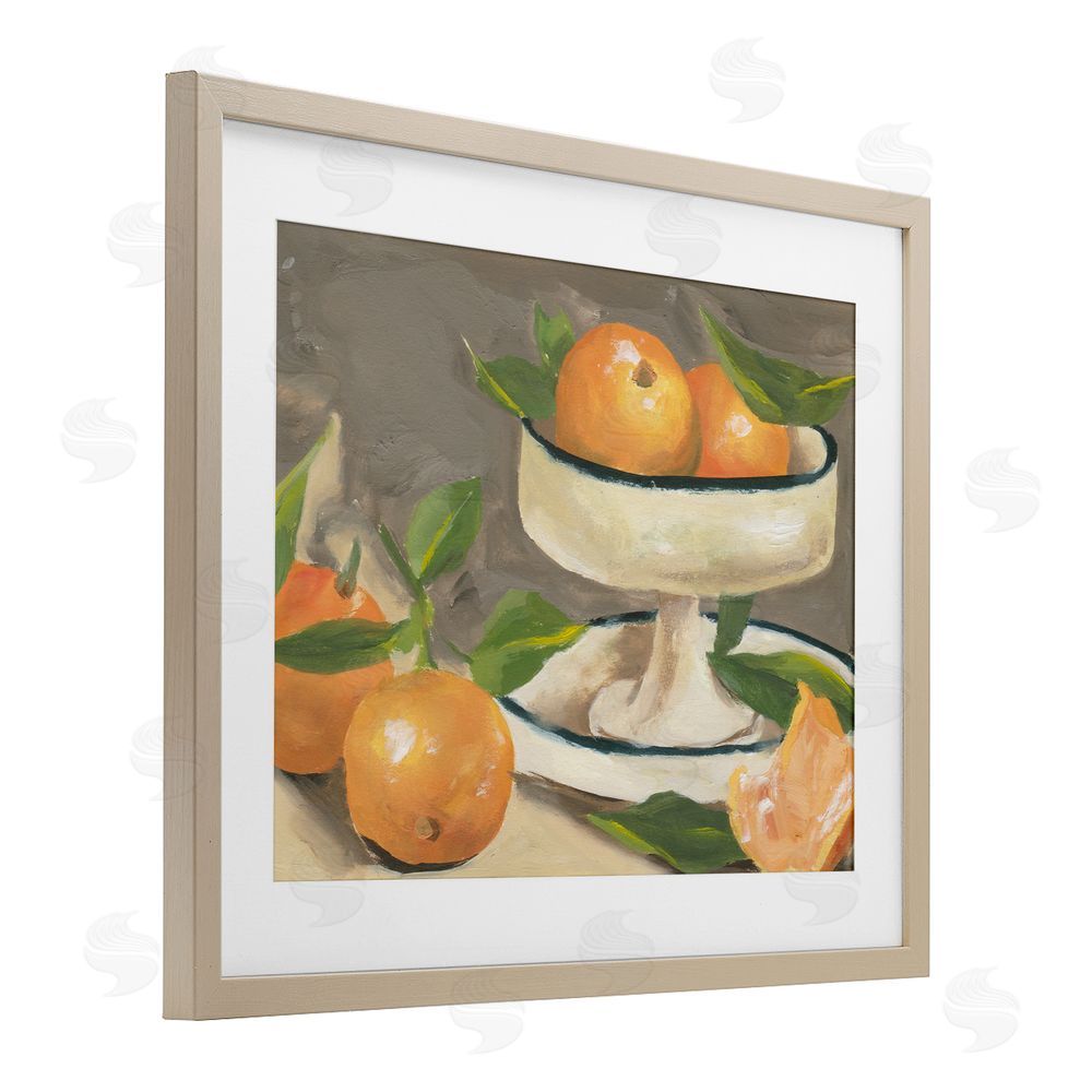 Melissa Wang Citrus In Stillness Birch Framed Print Under Glass Wall Art