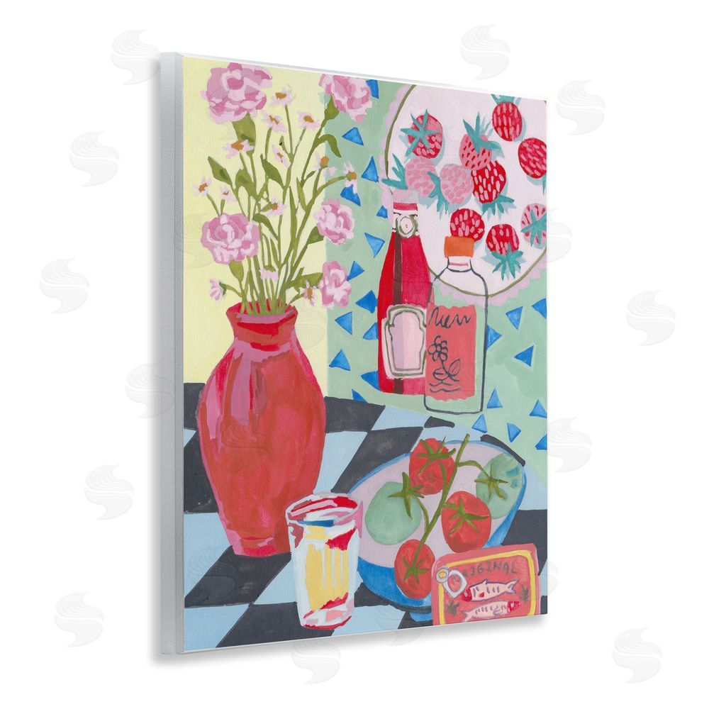 Melissa Wang Kitchen Sauces Still Life Wooden Wall Plaque Art Print