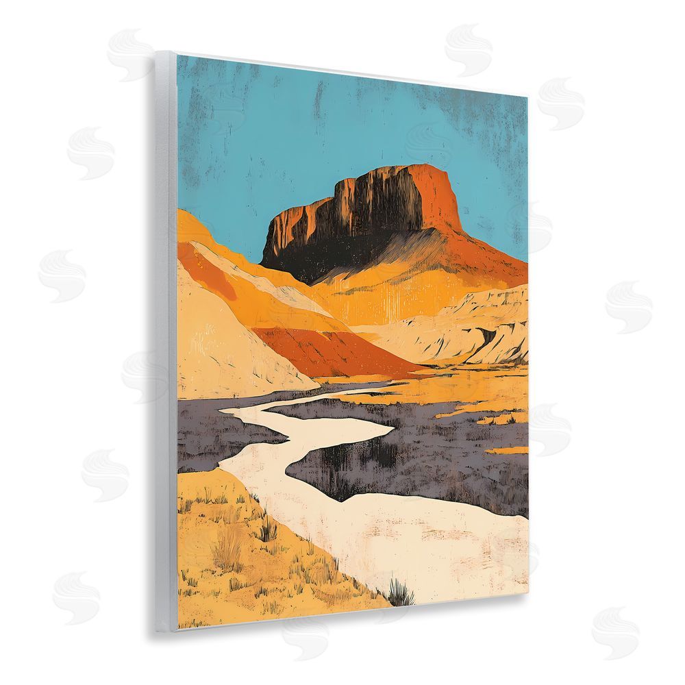 Walker Noble Vintage Canyon Pass Wall Plaque Art Print