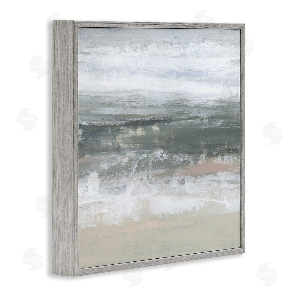 Ethan Harper Subdued Pastel Tides Gray Framed Giclee Wall Art Print