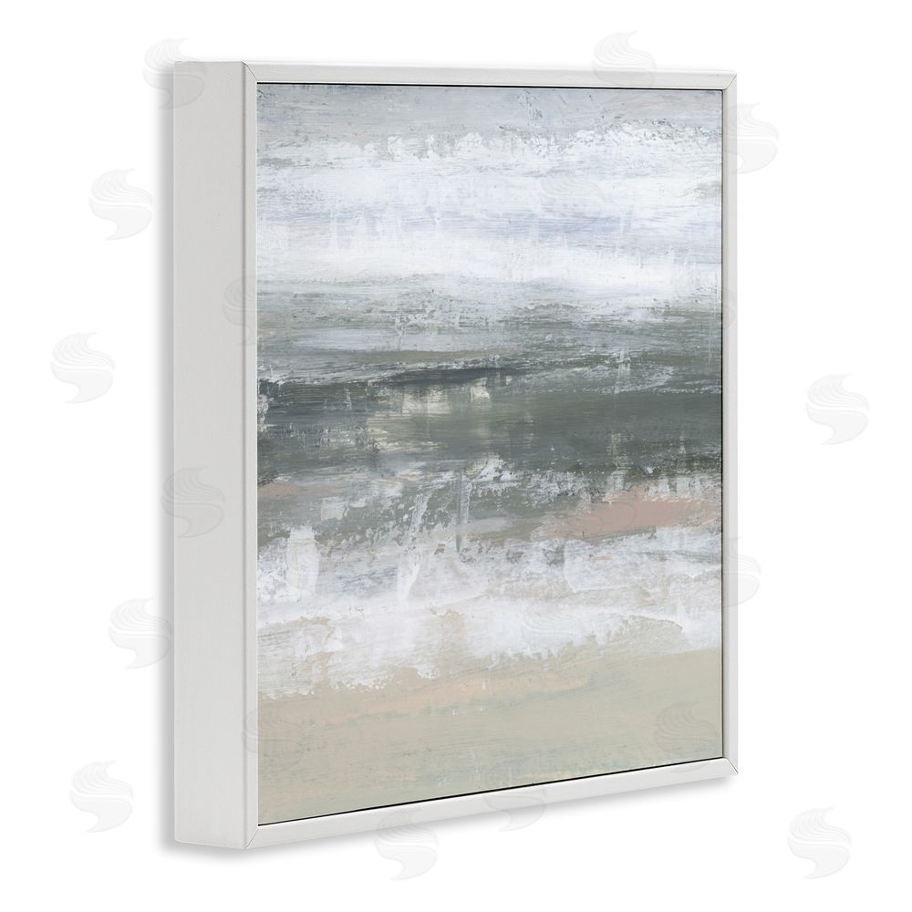 Ethan Harper Subdued Pastel Tides White Framed Giclee Wall Art Print