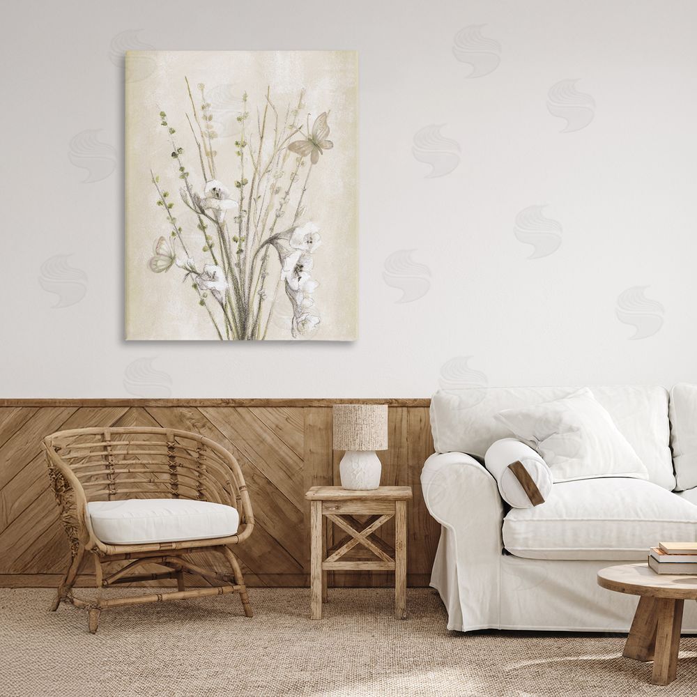 Sundance Graphics Fresia & Date Branch Canvas Wall Art Print in Room