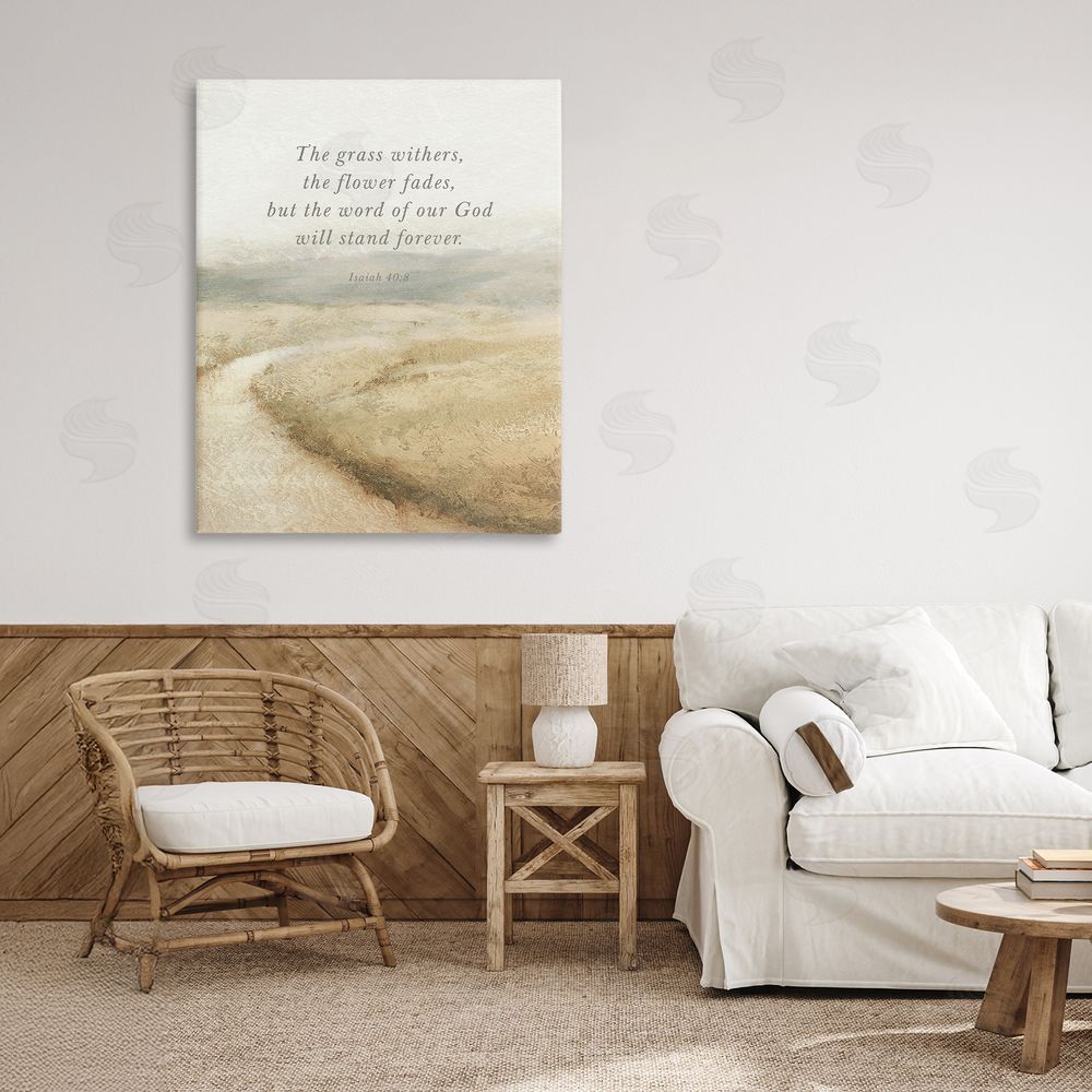 Sundance Graphics Word Of God Isaiah Proverb Canvas Wall Art Print in Room
