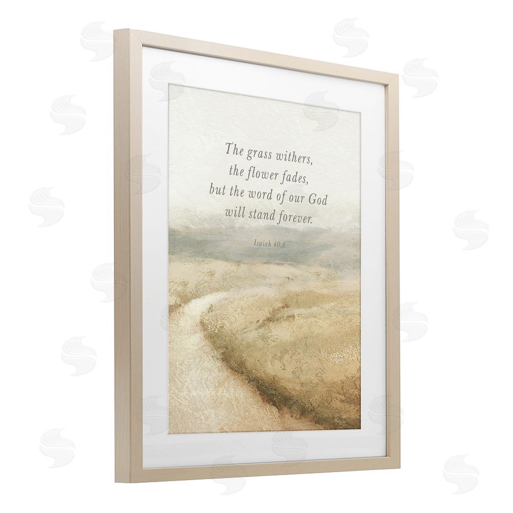 Sundance Graphics Word Of God Isaiah Proverb Birch Framed Print Under Glass Wall Art
