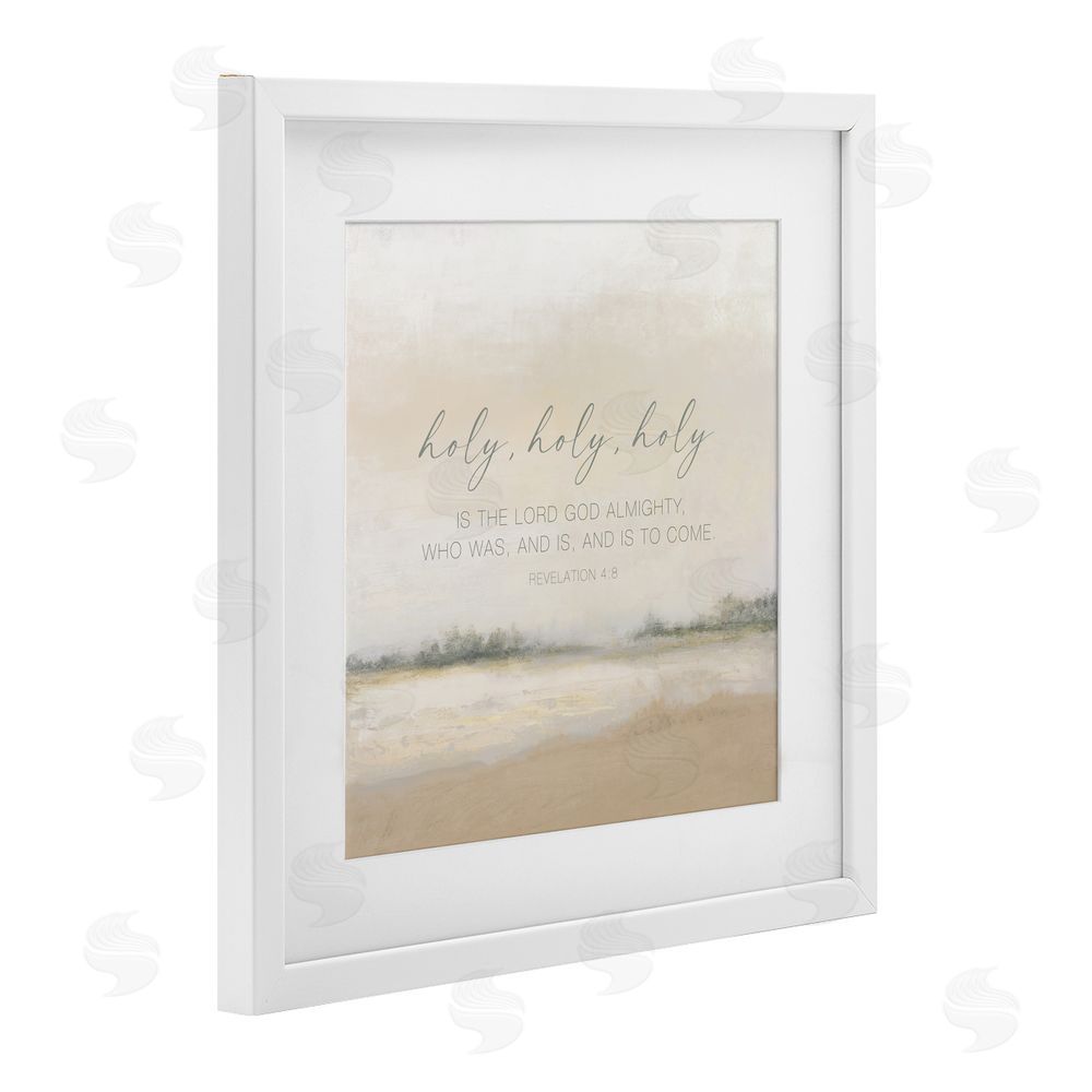 Sundance Graphics Holy Revelation Proverb White Framed Print Under Glass Wall Art