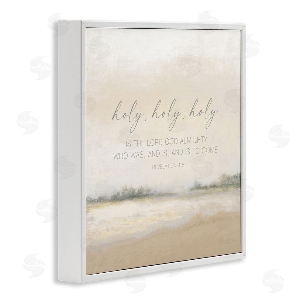 Sundance Graphics Holy Revelation Proverb White Framed Giclee Wall Art Print
