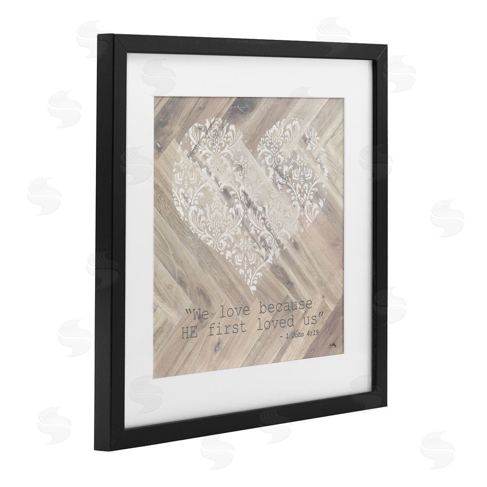 Sundance Graphics He Loved Us First Black Framed Print Under Glass Wall Art