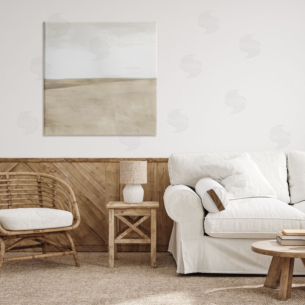Sundance Graphics Muted Smooth Hills Canvas Wall Art Print in Room