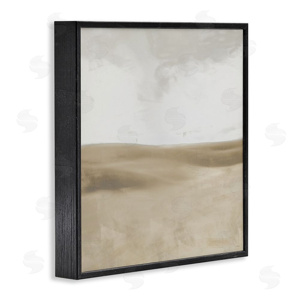 Sundance Graphics Smooth Neutral Hills Black Framed Giclee Wall Art Print