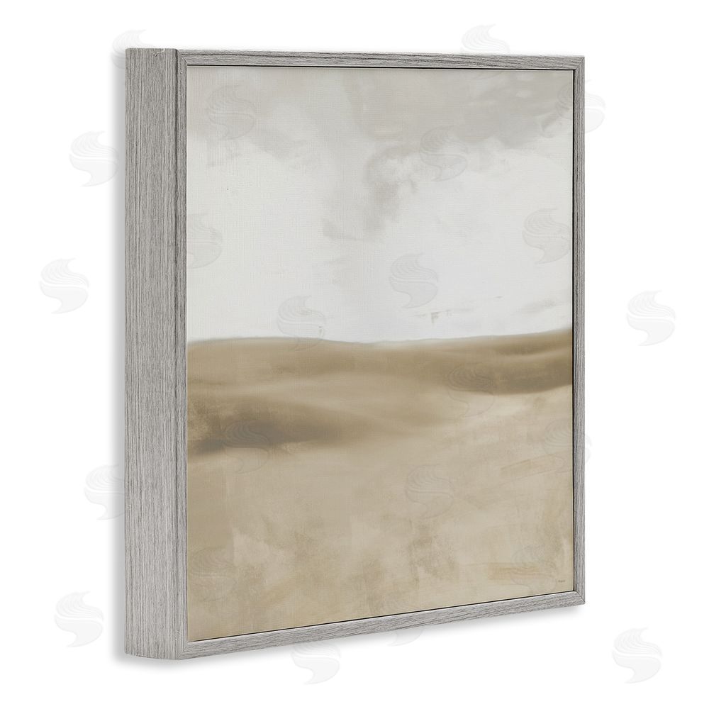 Sundance Graphics Smooth Neutral Hills Gray Framed Giclee Wall Art Print