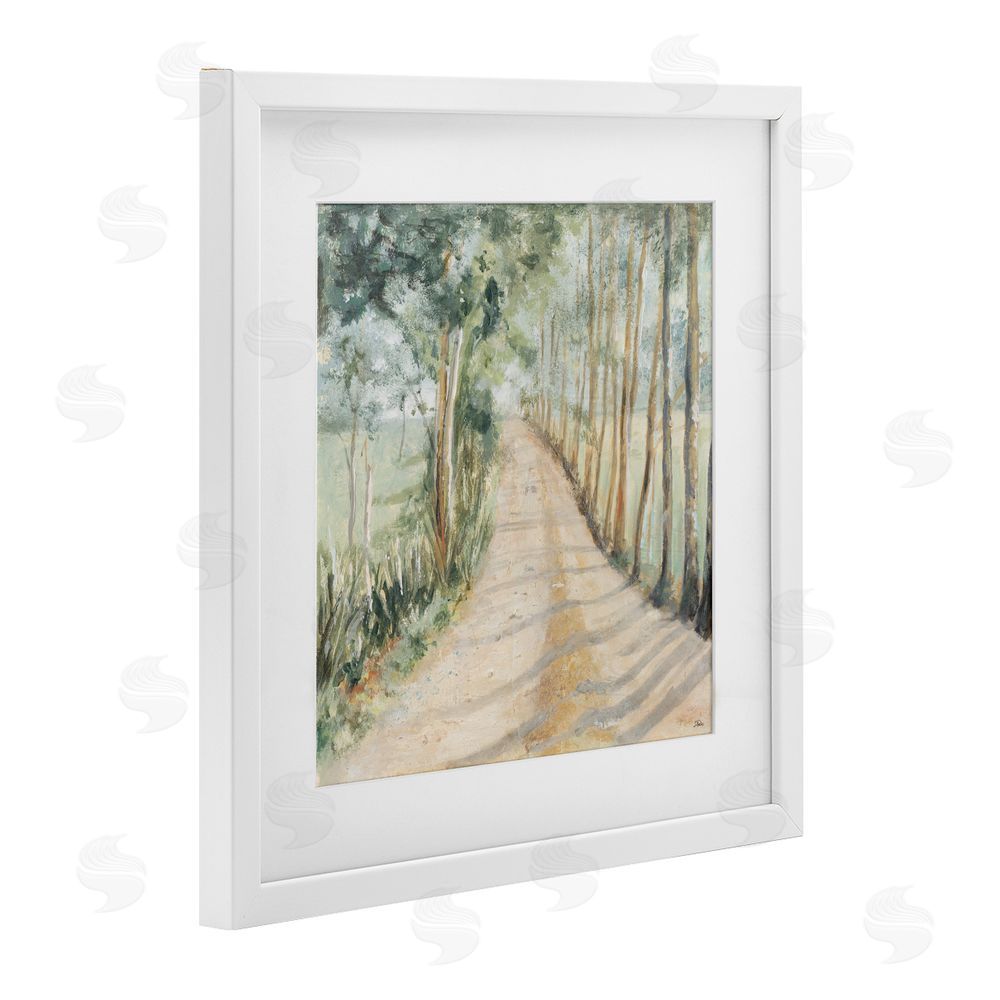 Sundance Graphics Camino A Casa Pathway White Framed Print Under Glass Wall Art