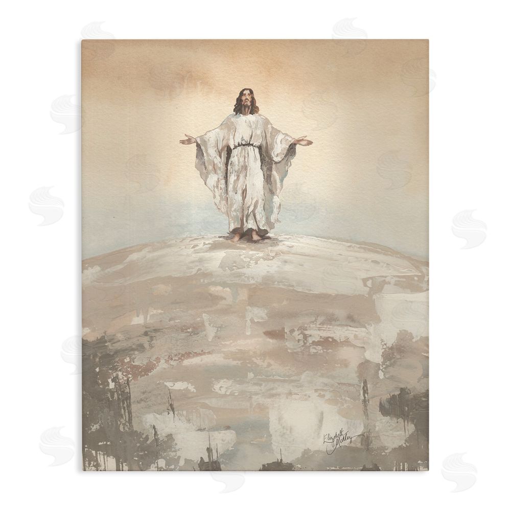 Sundance Graphics Jesus on Hill Canvas Wall Art Print