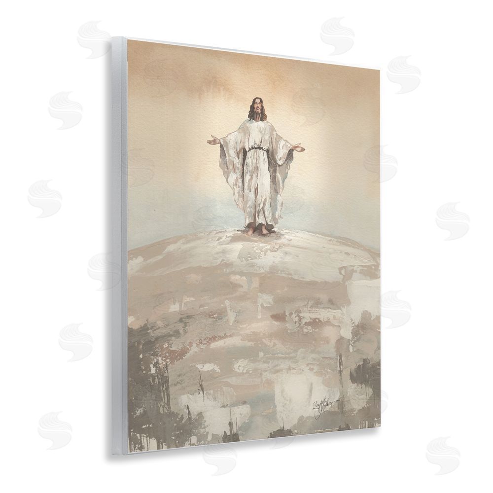 Sundance Graphics Jesus on Hill Wall Plaque Printed Art