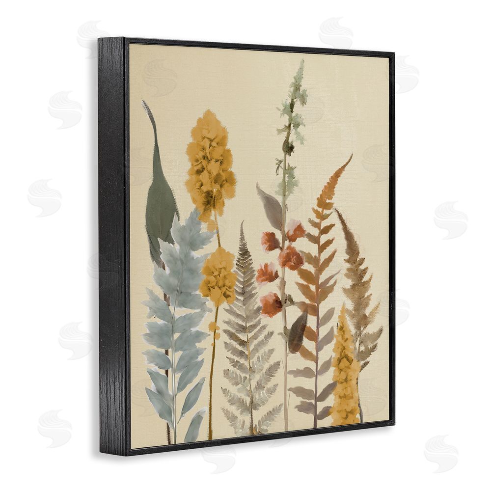 Elizabeth Medley Autumnal Wild Plants Black Framed Giclee Wall Art Print